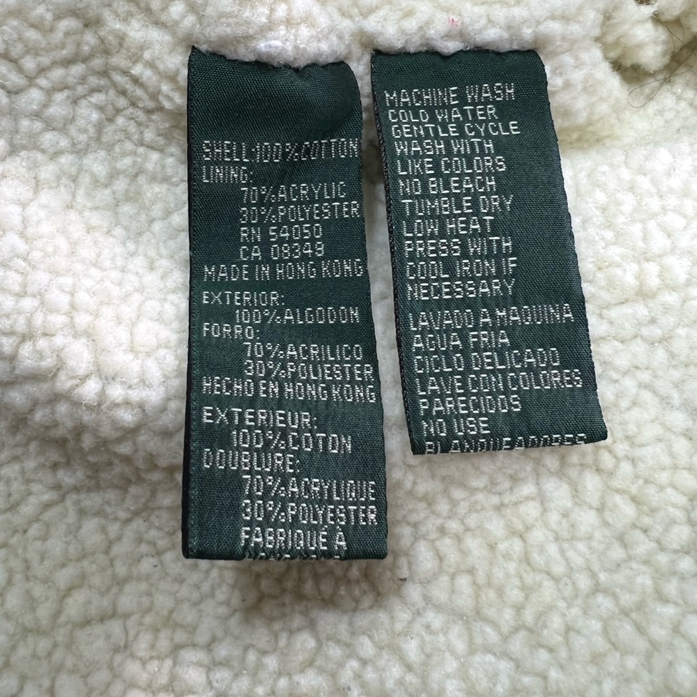 Lauren Jeans Co. Ralph Lauren Mens Fleece Sherpa Denim Jacket - Picture 5 of 15